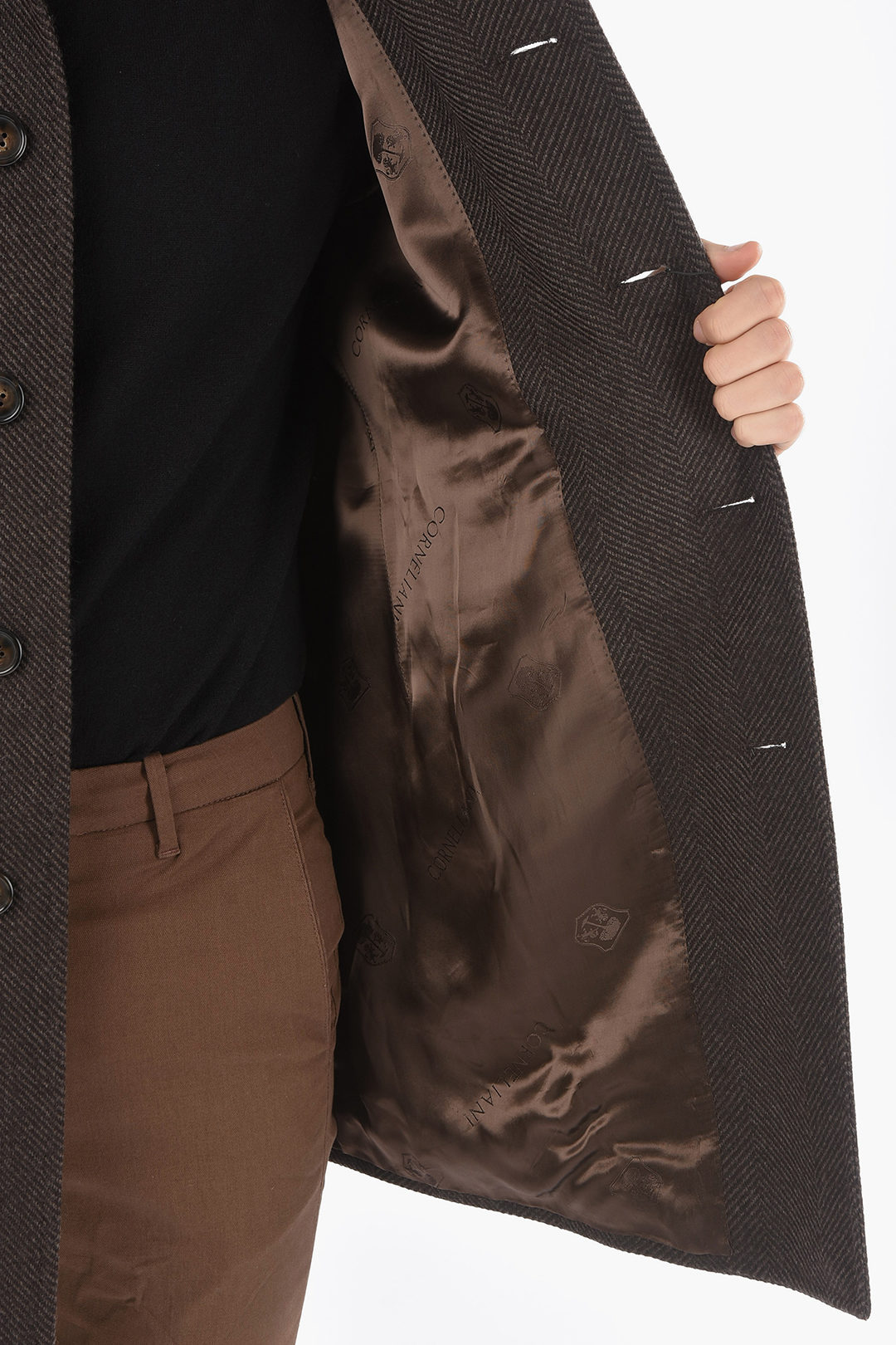 KKvoPiQ Giacca in feltro da donna Cappotto da donna con cerniera intera