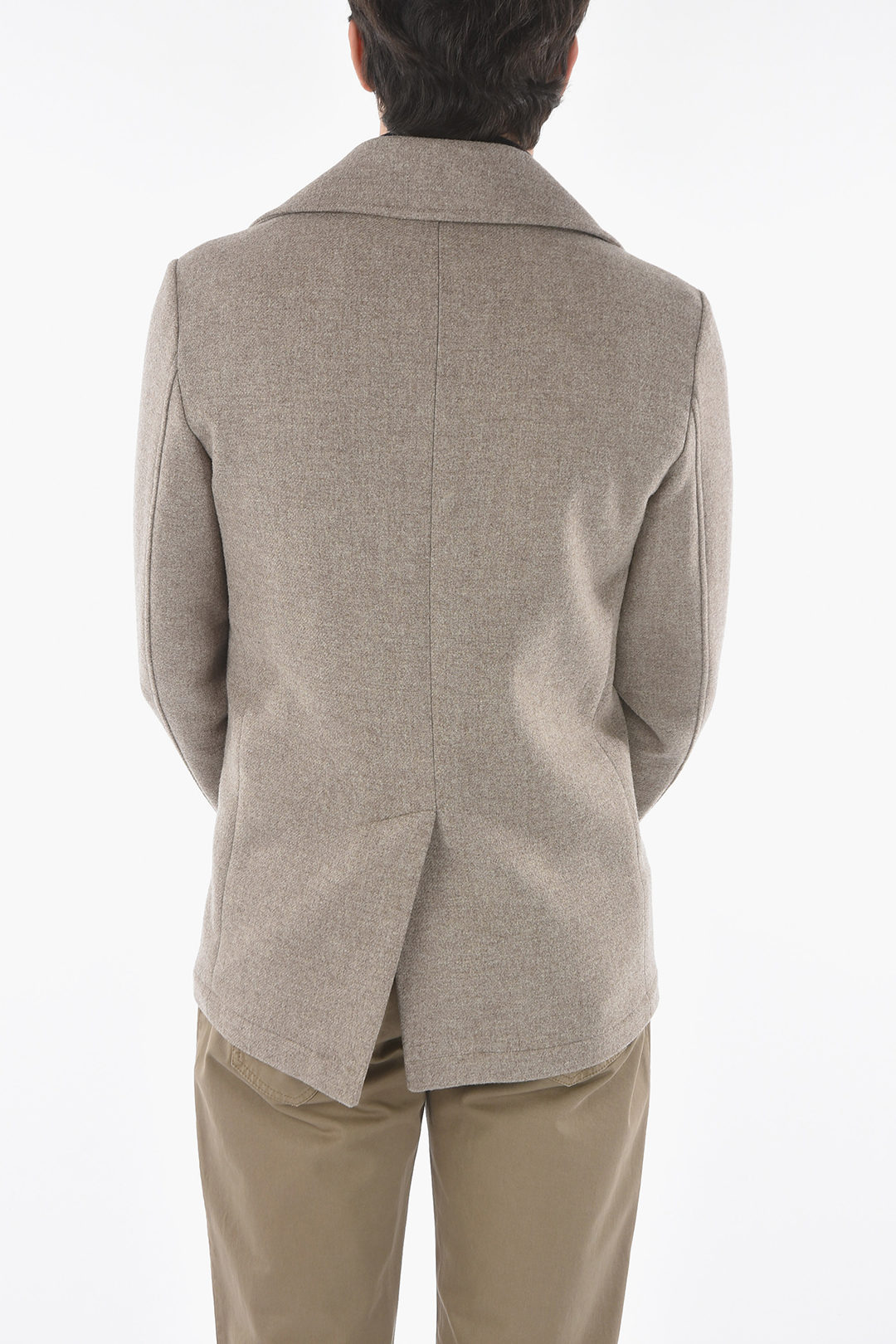 Cappotto Caban Doppiopetto / Nero