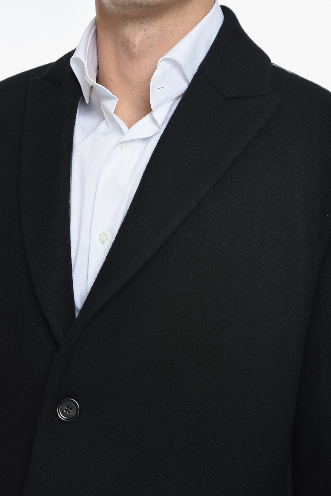 Cappotto reversibile in lana e seta main image 1