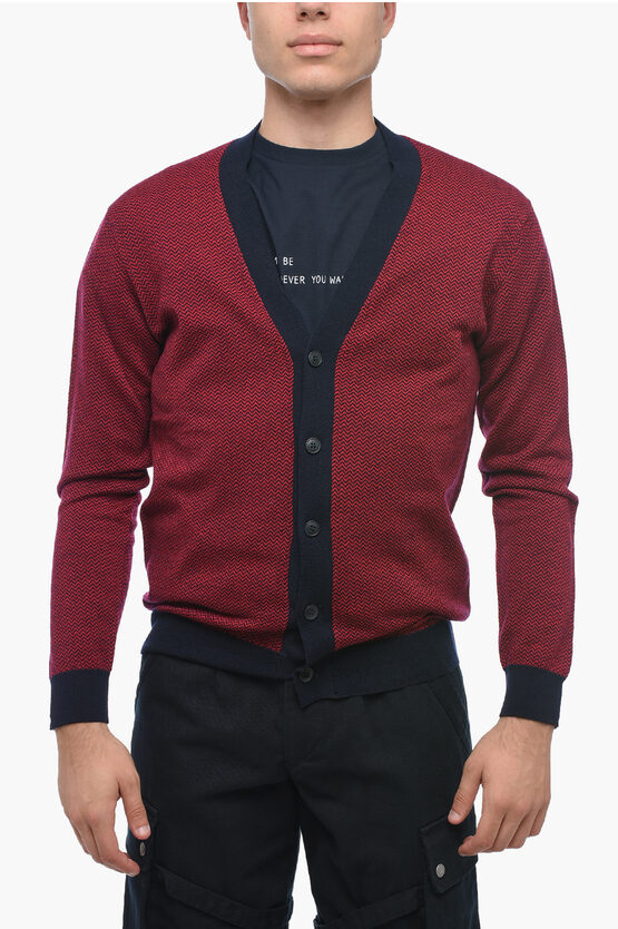 Shop Altea Cardigan Merino 2 Colori Bottoni M/ L