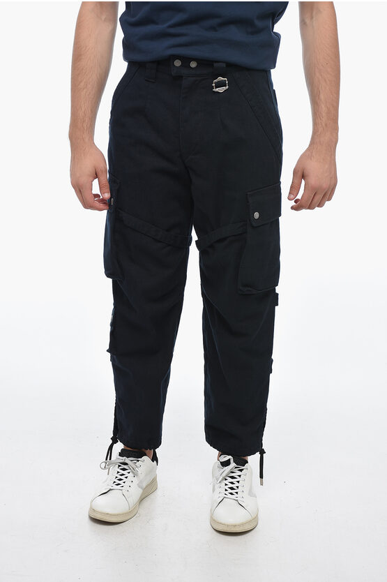 Shop Isabel Marant Cargo Eusebio Pants With Drawstringed Ankles