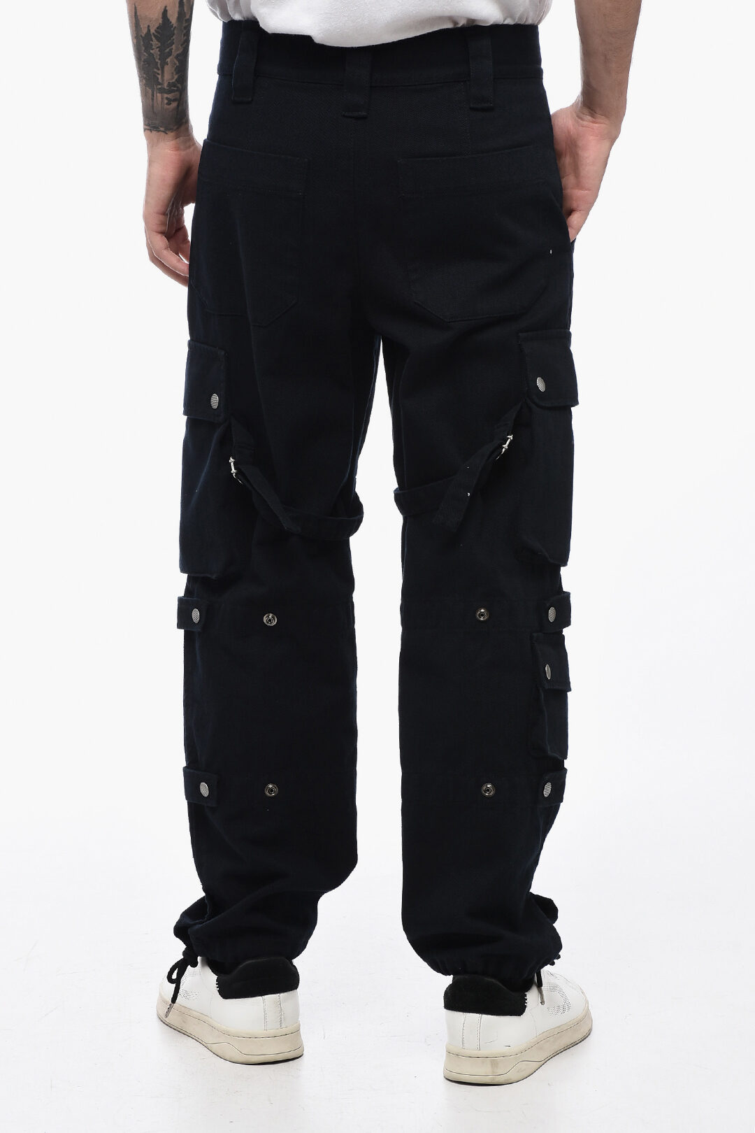 【送料&関税込】Isabel Marant Brown Cotton Eusebio Cargo Pan Isabel Marant Cargo EUSEBIO Pants with Drawstringed Ankles