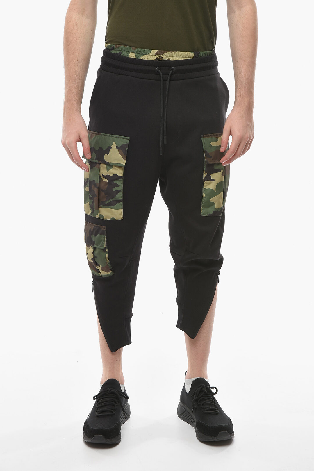 Dolce & Gabbana Men's Camouflage-Print Cargo Trousers
