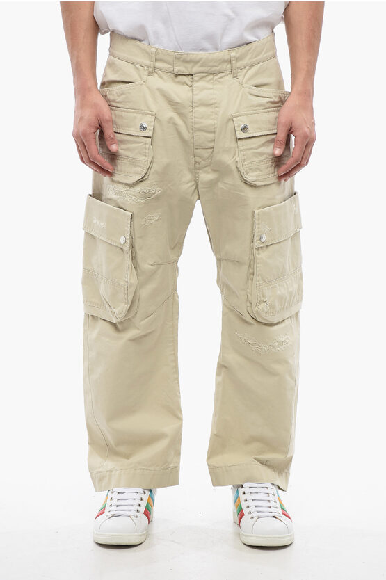Dsquared2 Beige Multipocket Cargo Pants