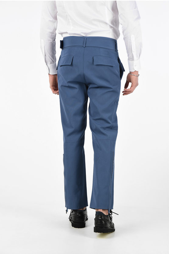 【関税&送料込】Salvatore Ferragamo Trousers Salvatore Ferragamo Cargo Pants with Belt men - Glamood Outlet