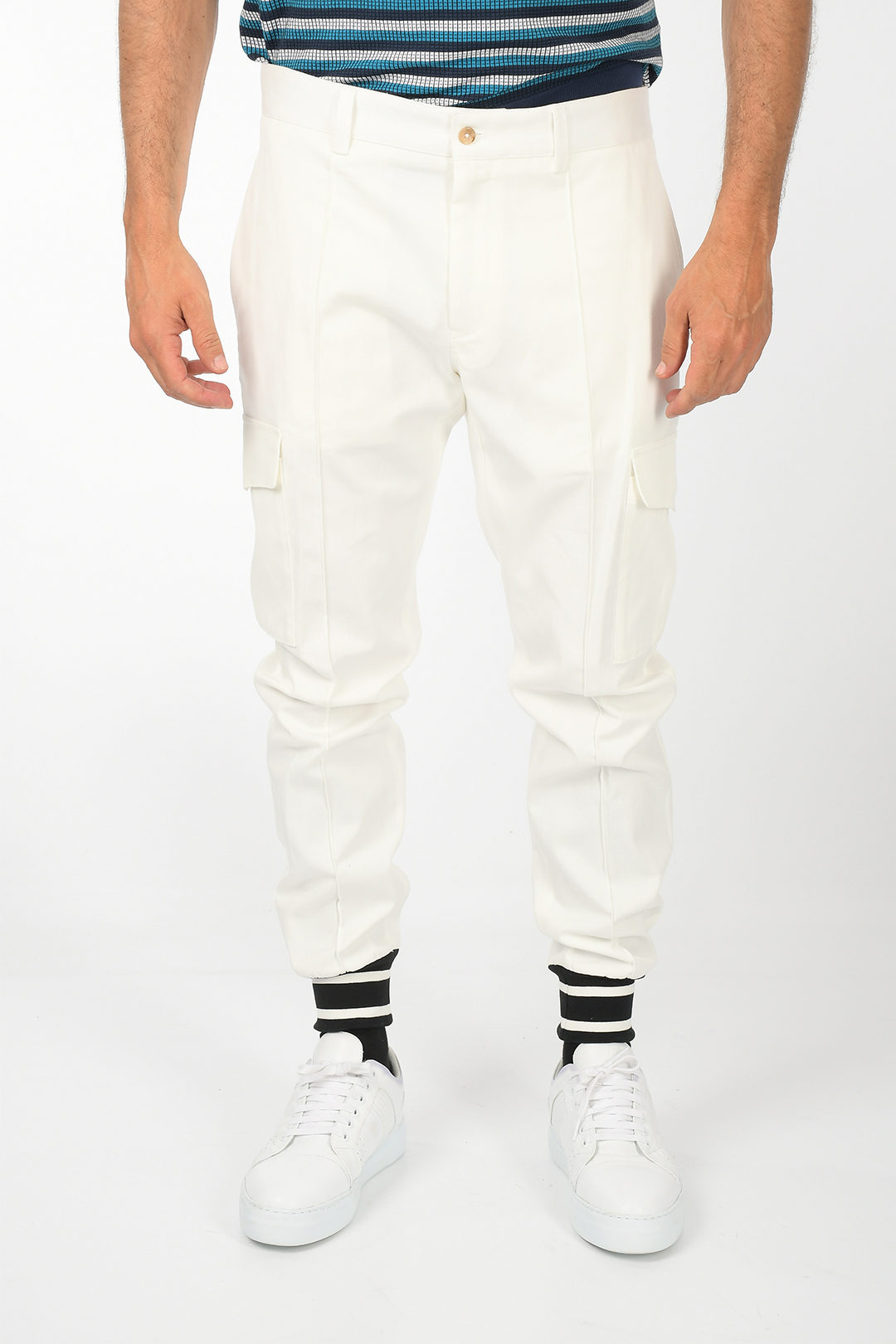 Dolce & Gabbana Cargo Pants with Elastic Ankle Band men - Glamood Outlet