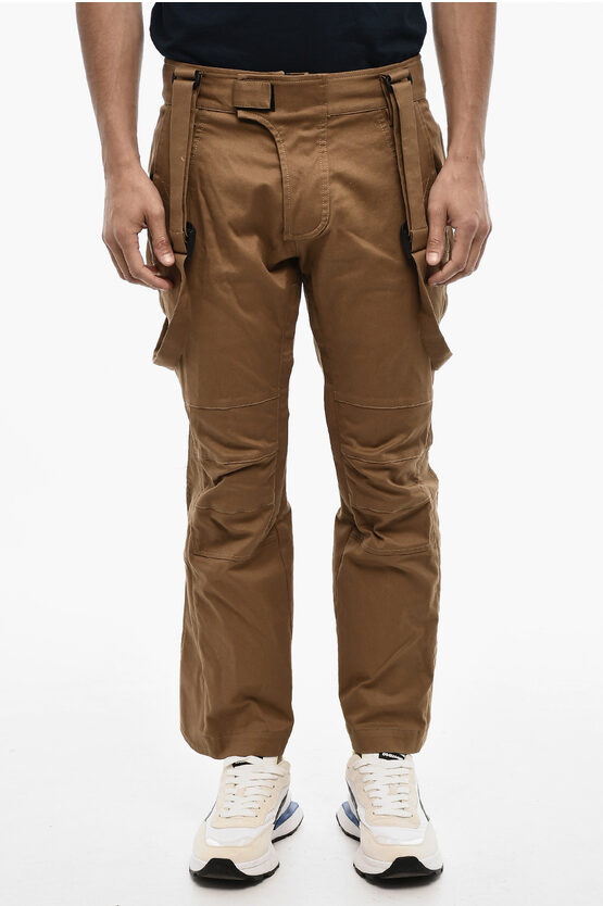Dsquared2 Cargo Trousers With Suspenders