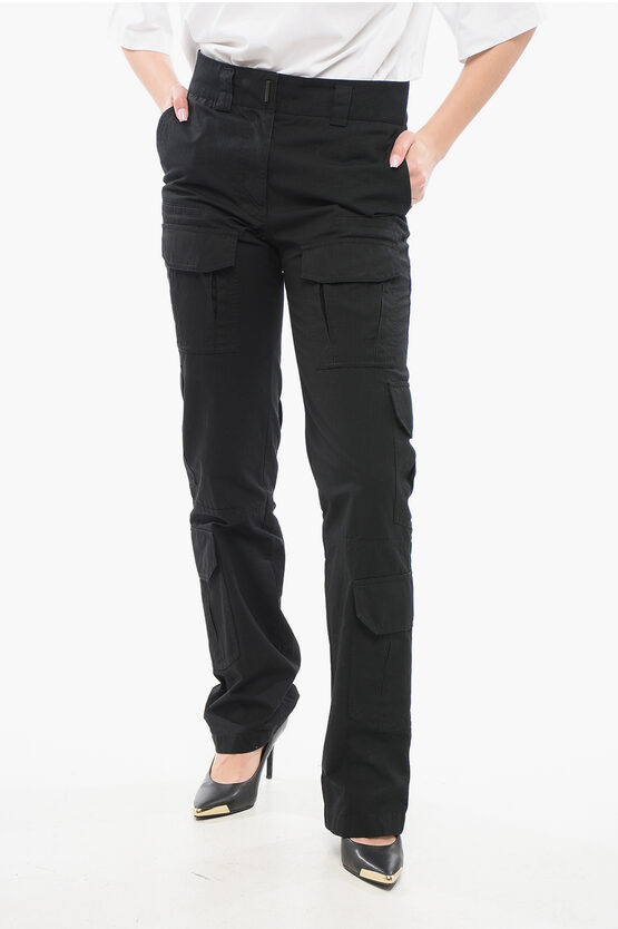 Givenchy Fine-check-pattern Cargo Trousers