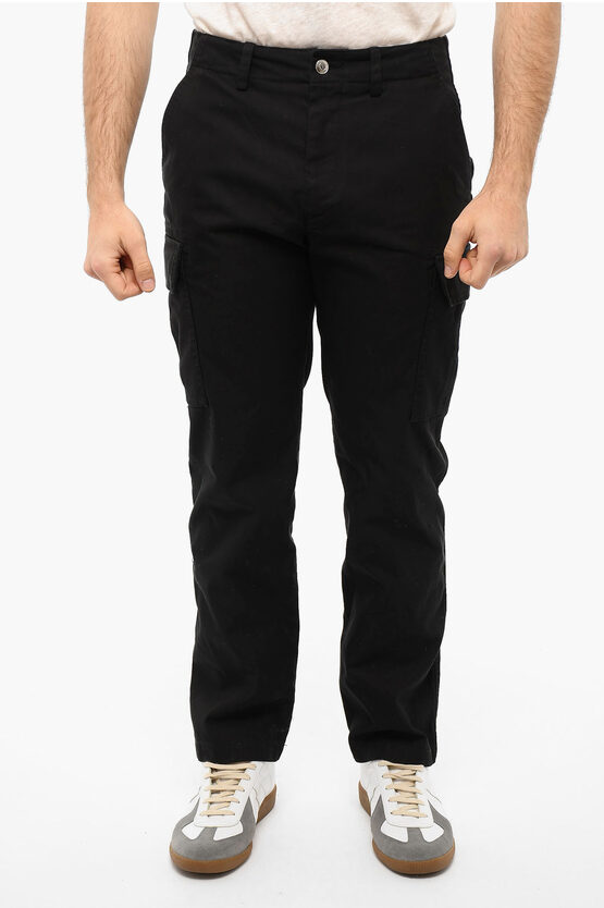 Iro Cargo Trousers With Tapered-fit In Black