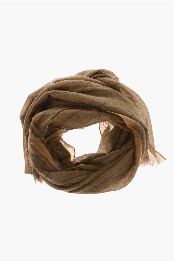 Shop Corneliani Cashmere And Silk Scarf