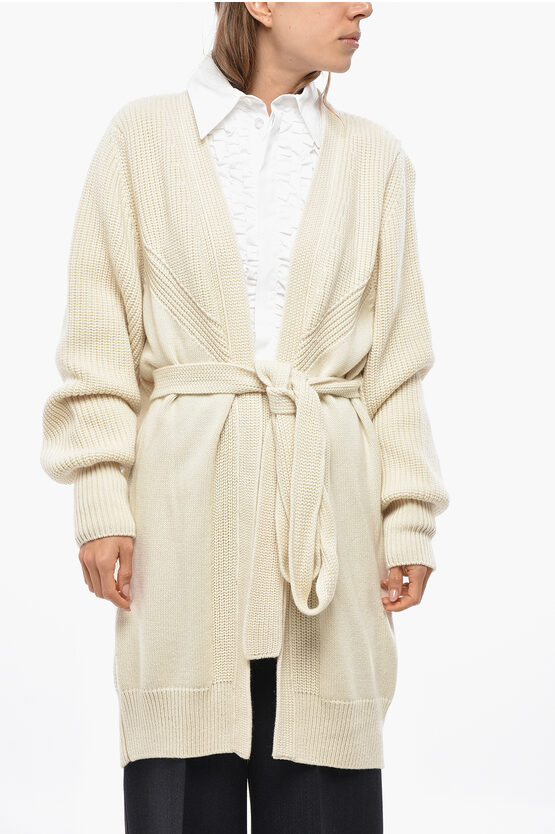 Sa Su Phi Woman Cardigan Ivory Size 6 Cashmere In Neutral