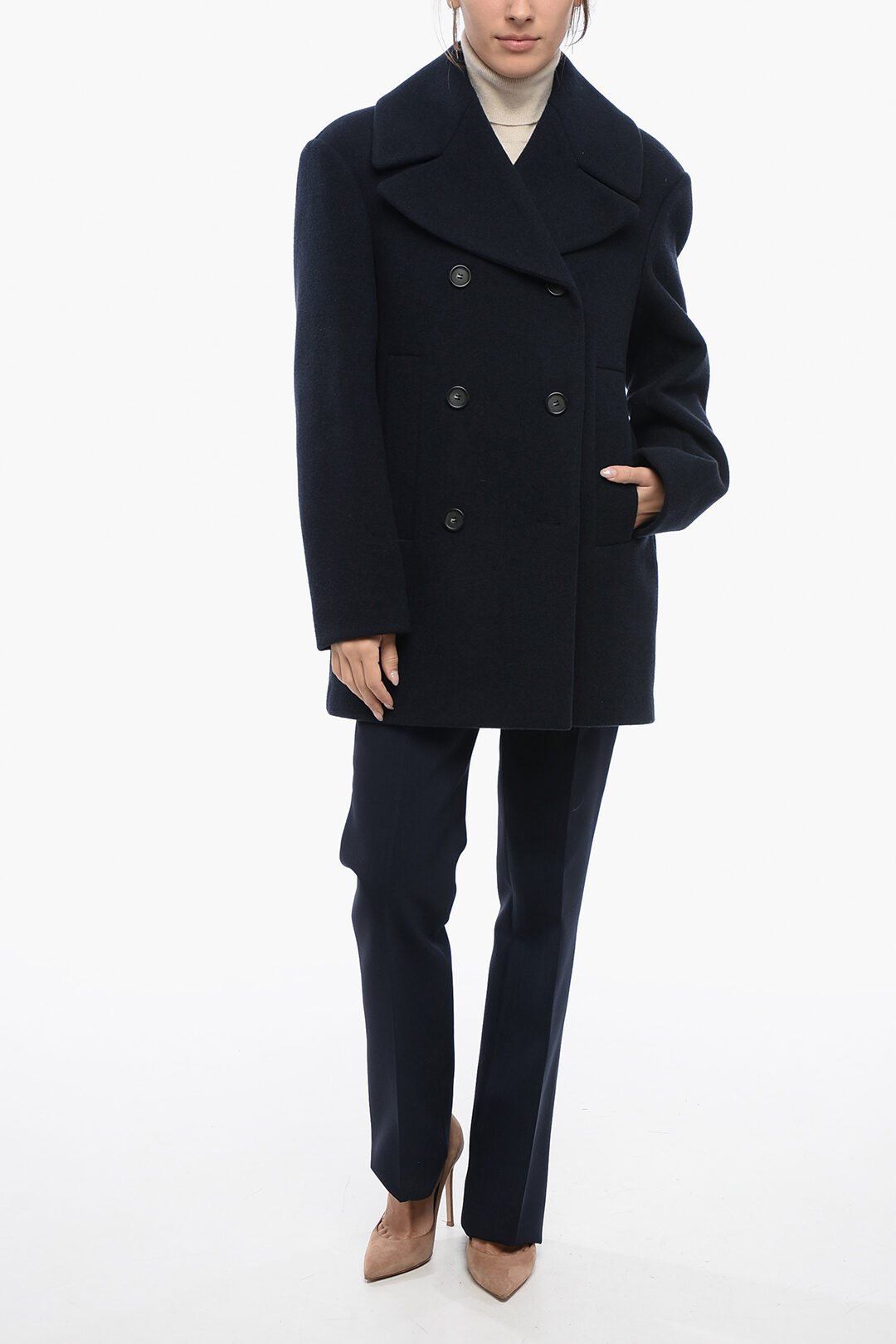 Sportmax Cashmere-blended Double-breasted Coat women