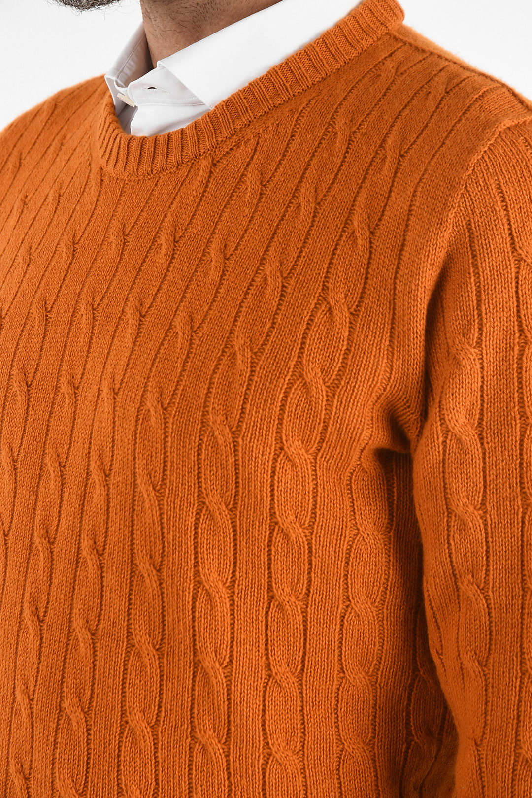 Roberto Collina Cashmere Cable Knit Sweater men - Glamood Outlet