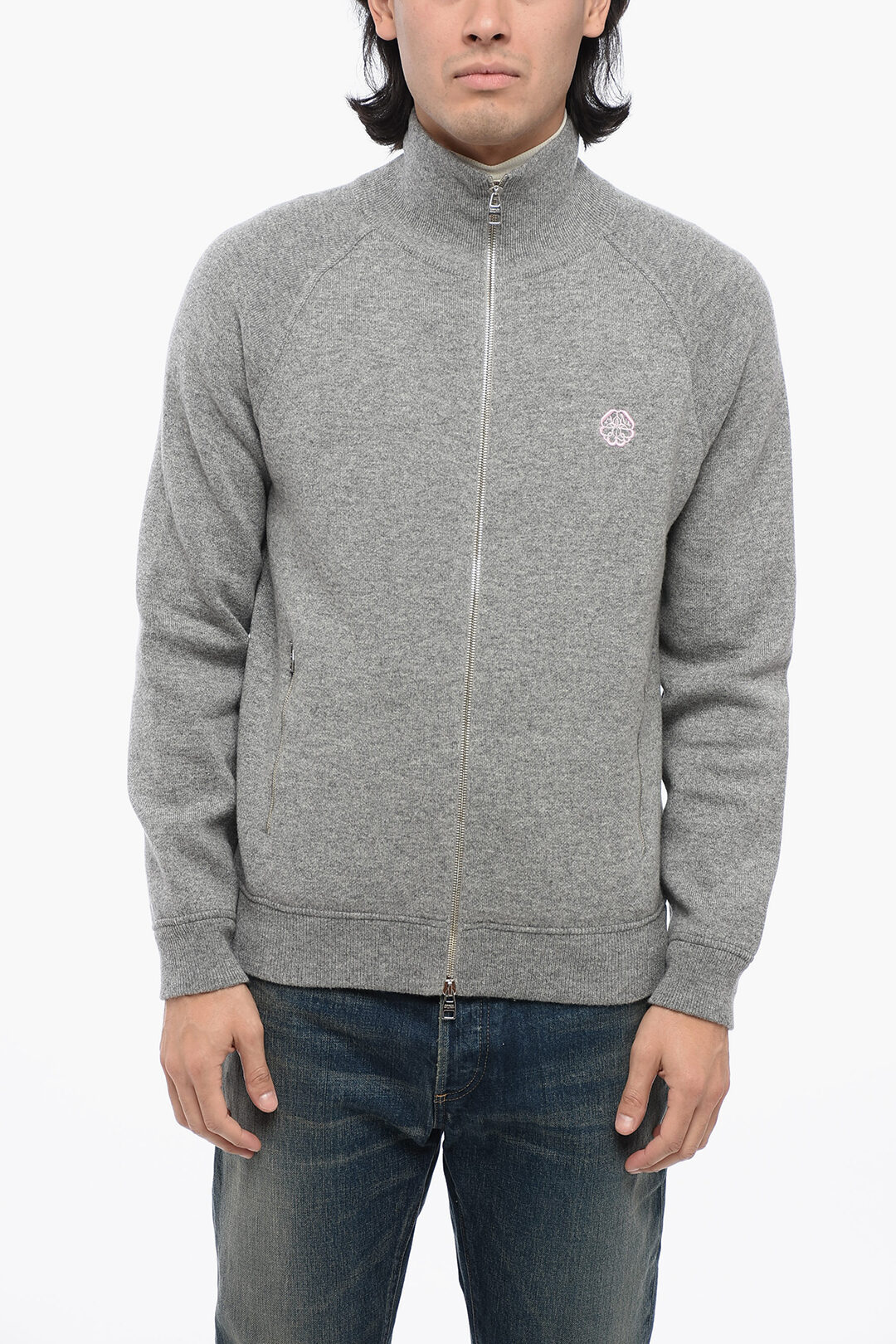 Logoed Cardigan