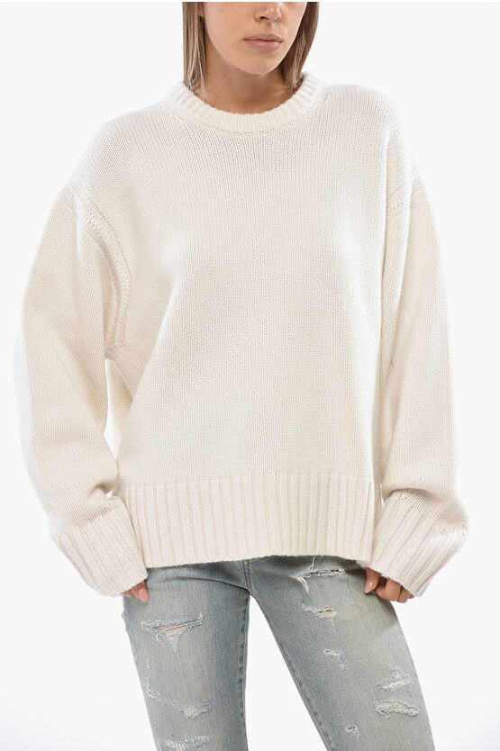 Guest In Residence Cashmere Cozy Crew-neck Sweater In Neutral