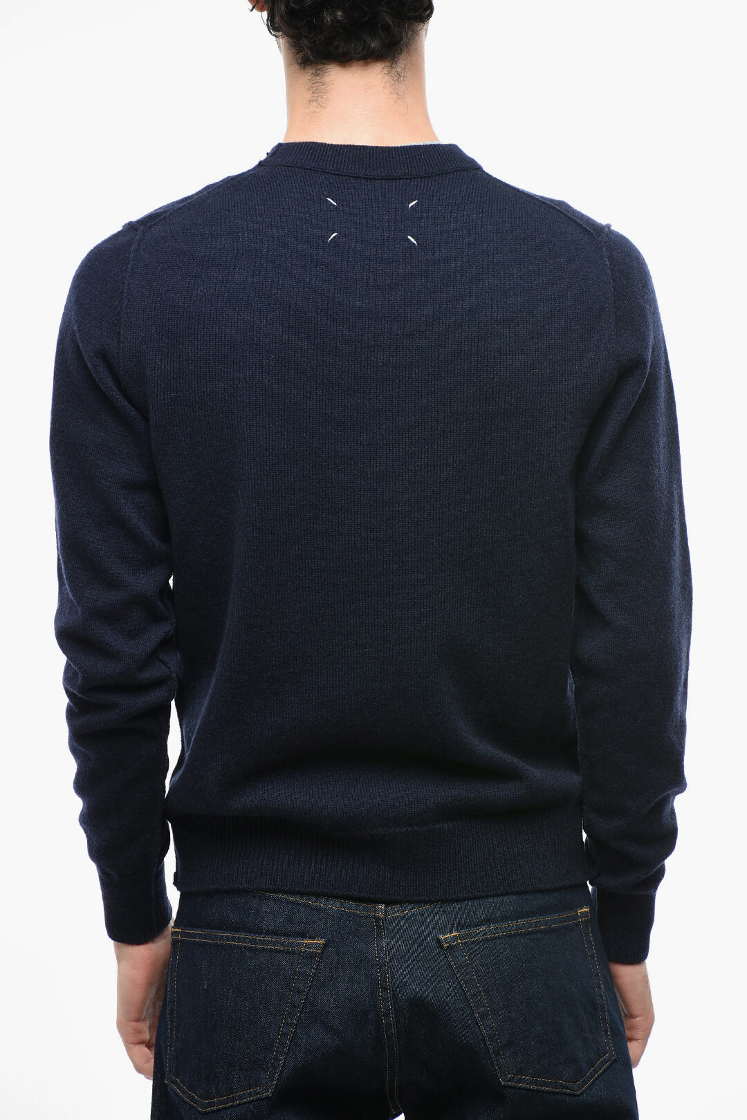 スウェット・トレーナー MAISON MARGIELA Midnight Blue Wool Sweater Maison Margiela Midnight Blue Wool Sweater | italist, ALWAYS