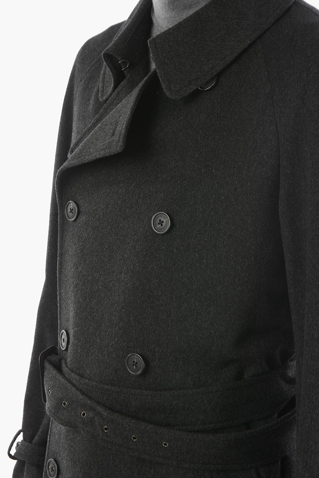 Corneliani Cashmere Double Breasted Balmacaan Coat men - Glamood