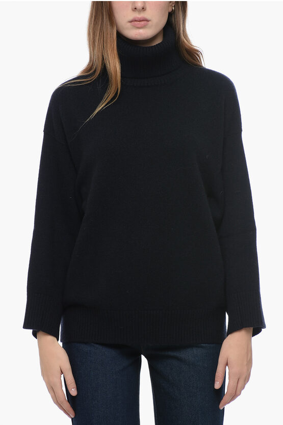 Shop Gentryportofino Cashmere Pullover With Turtleneck