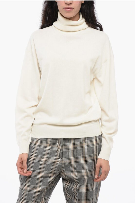 Shop Saint Laurent Cashmere Turtleneck Sweater