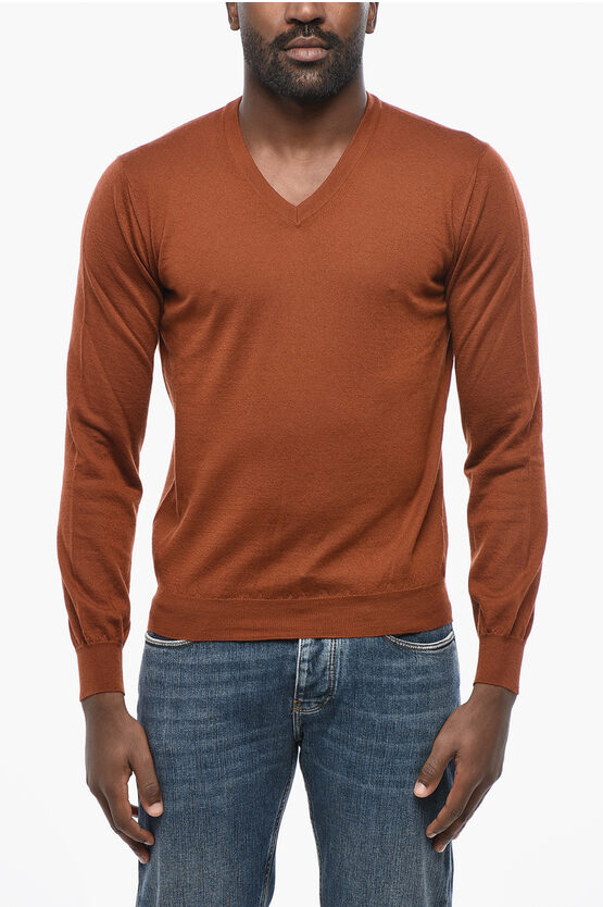Cashmere V-Neck Swe… - image