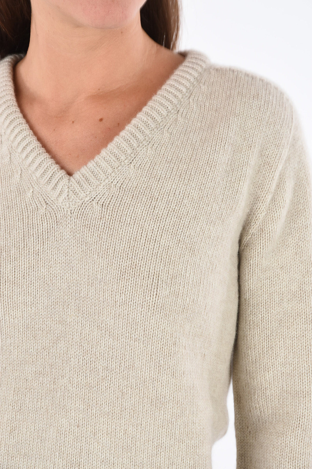 cashmere v-neck sweater