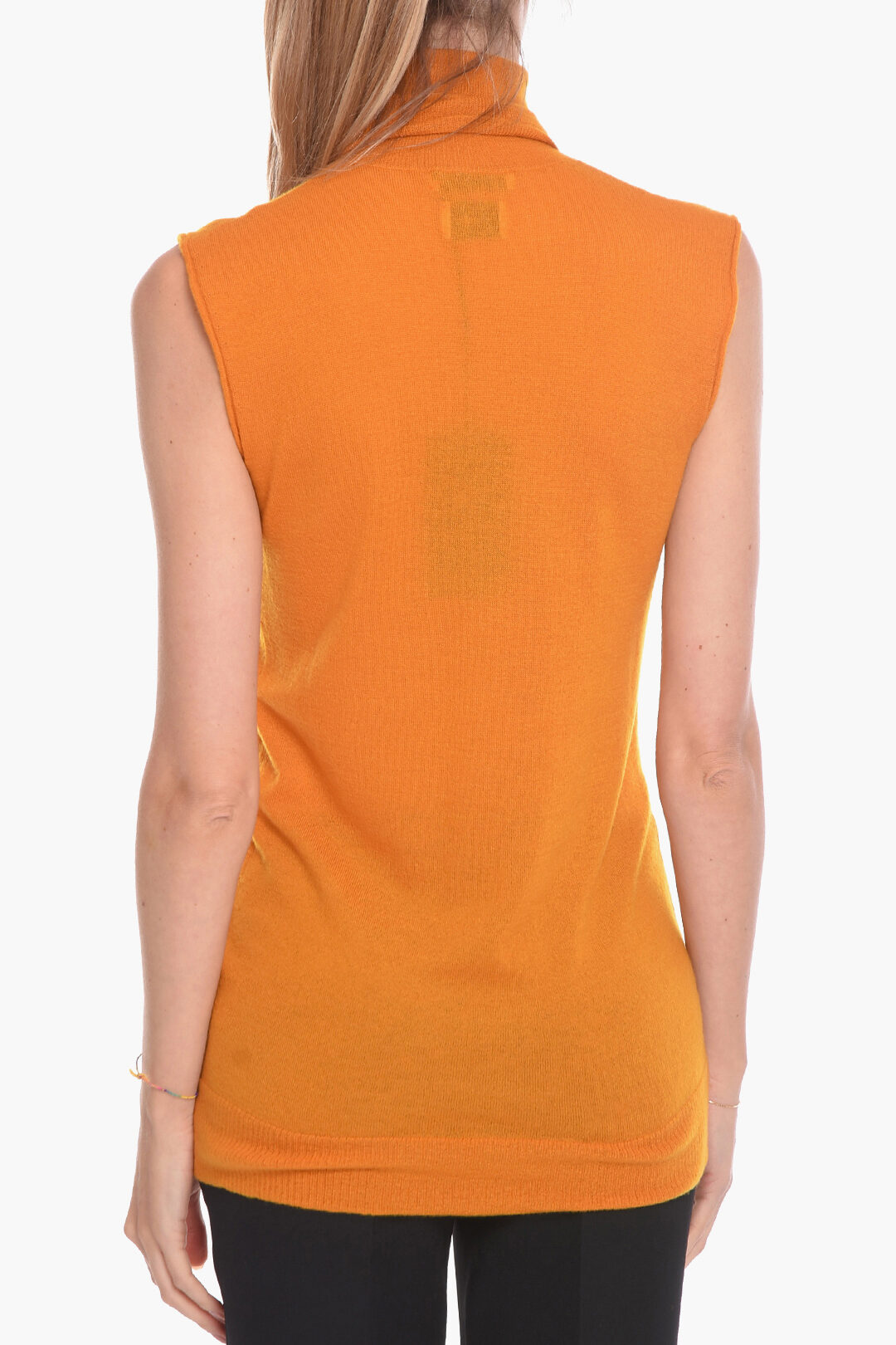 Bottega Veneta Cashmere-voile Sleeveless Sweater with