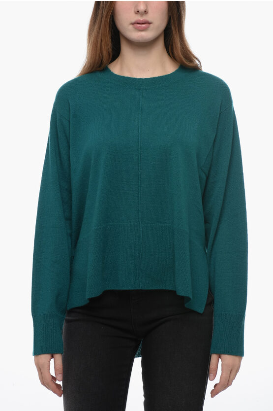 P.a.r.o.s.h Cashmere Wam Sweater With Asymmetric Hem