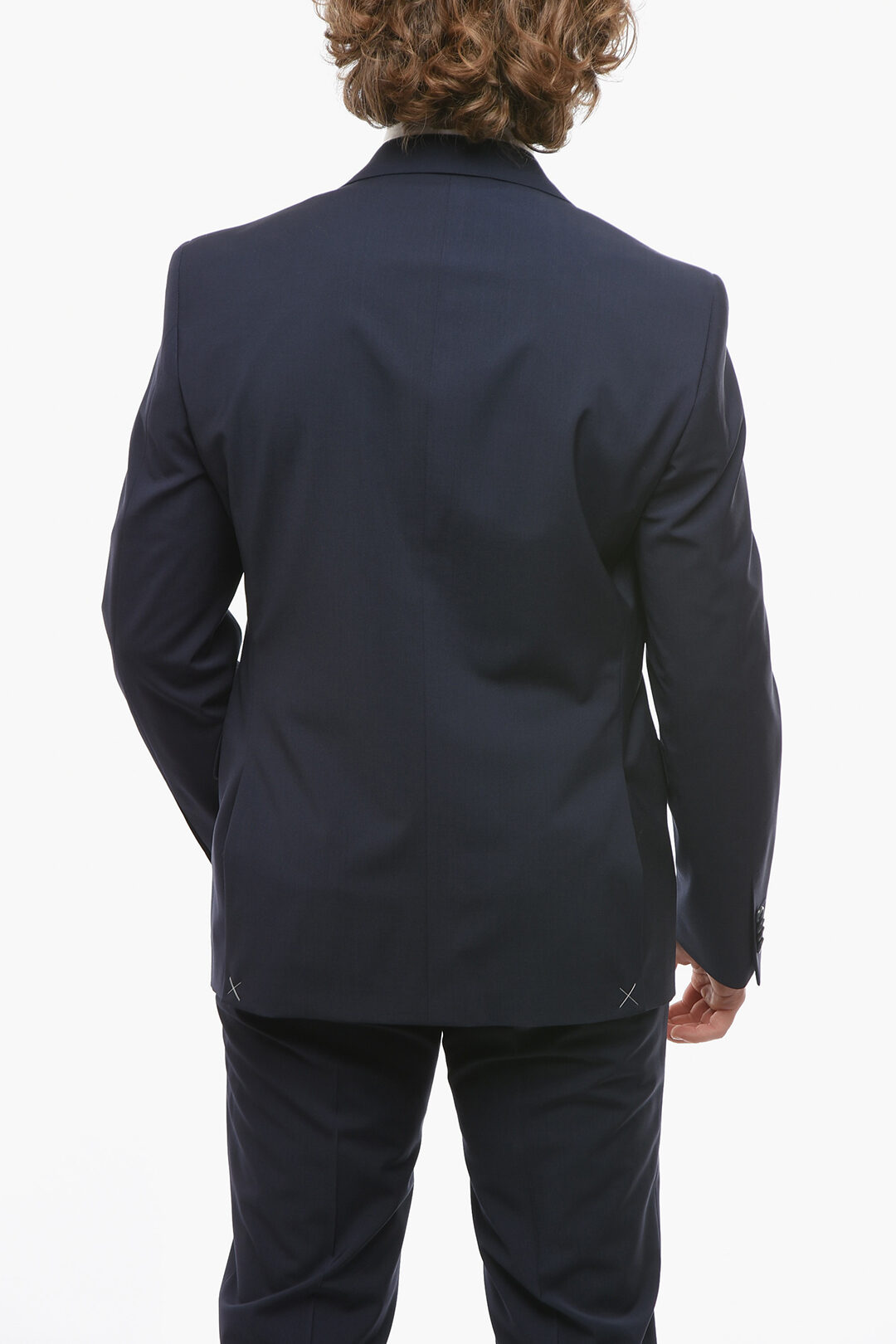 0255~CC COLLECTION Virgin Wool RETAILORED Half-lined Suit main image 0