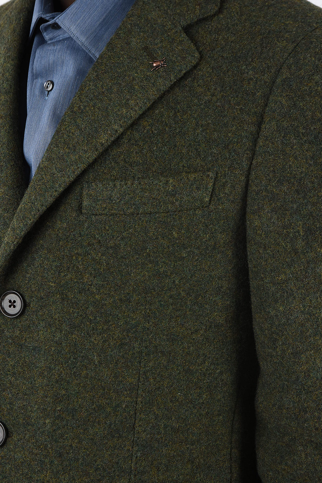 men's boucle coat