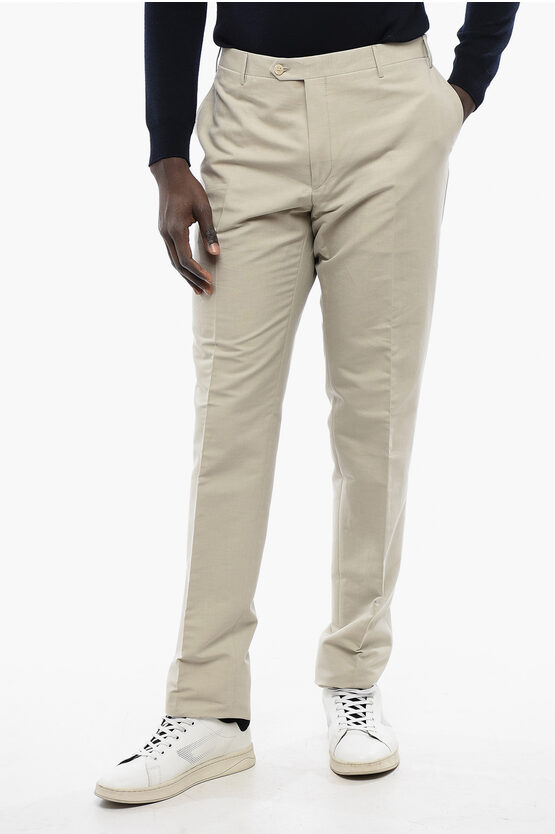 Corneliani Cc Collection 4-pocketed Right Cotton Pants