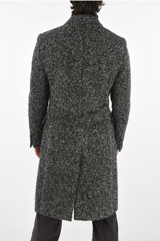 boucle wool coat