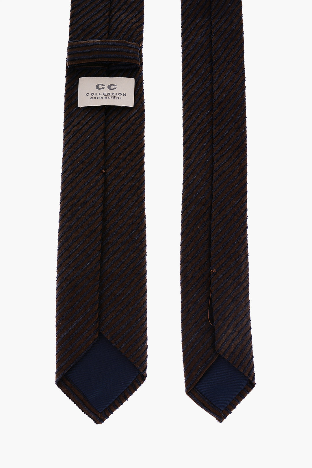 THE MASONIC COLLECTION – Cravatta In Seta Massonica Con Design Forget Flower – Blu – Lunghezza 143 Cm – Regalo Uomo In Custodia Trasparente - 5