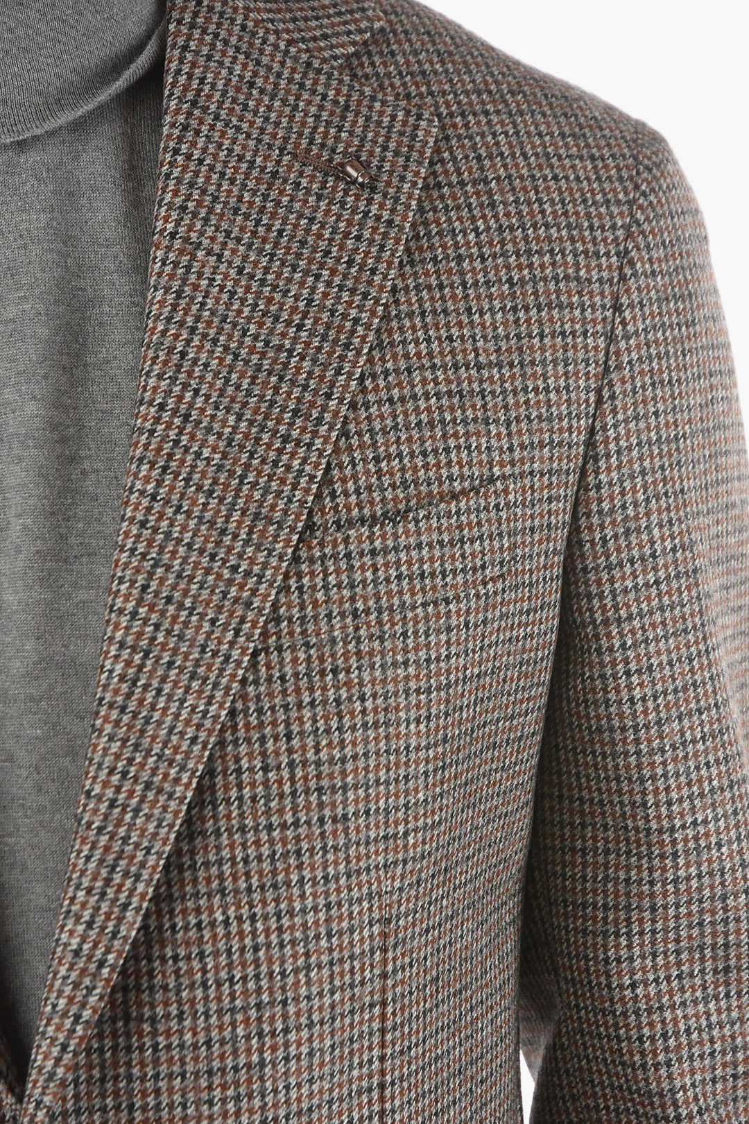 Corneliani CC COLLECTION Half-lined REFINED Houndstooth Motif Blazer ...