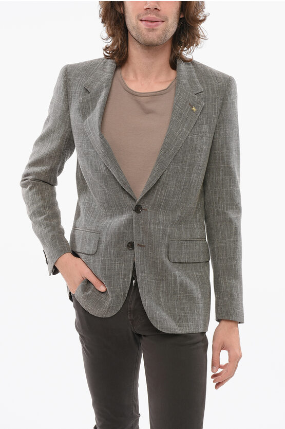 Corneliani Cc Collection Hopsack Reset Blazer