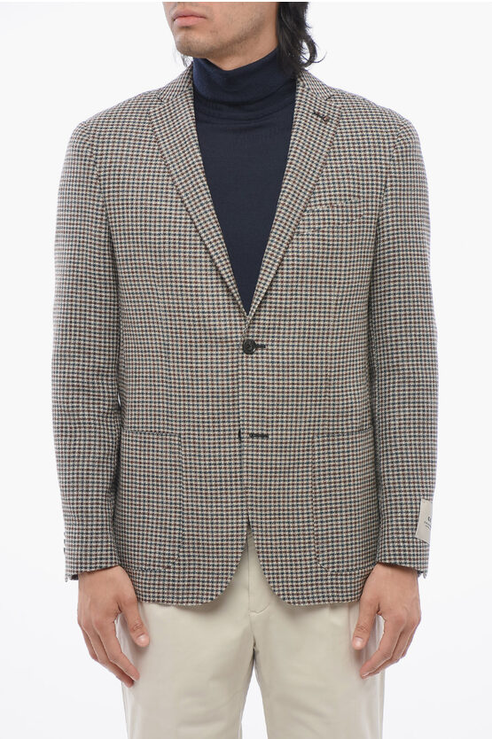 Corneliani Cc Collection Houndstooth-patterned Blazer