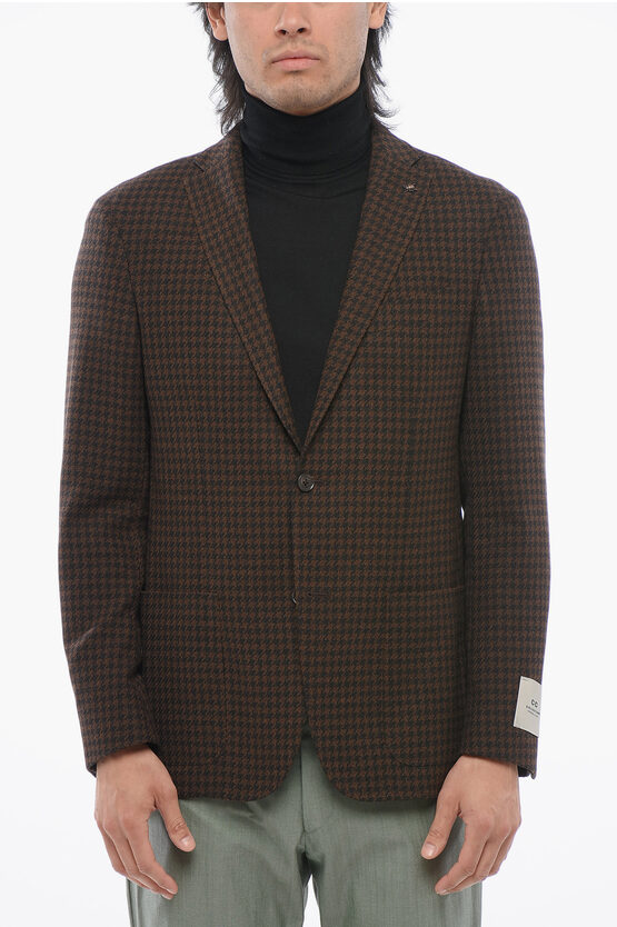 Corneliani Cc Collection Houndstooth Right Blazer