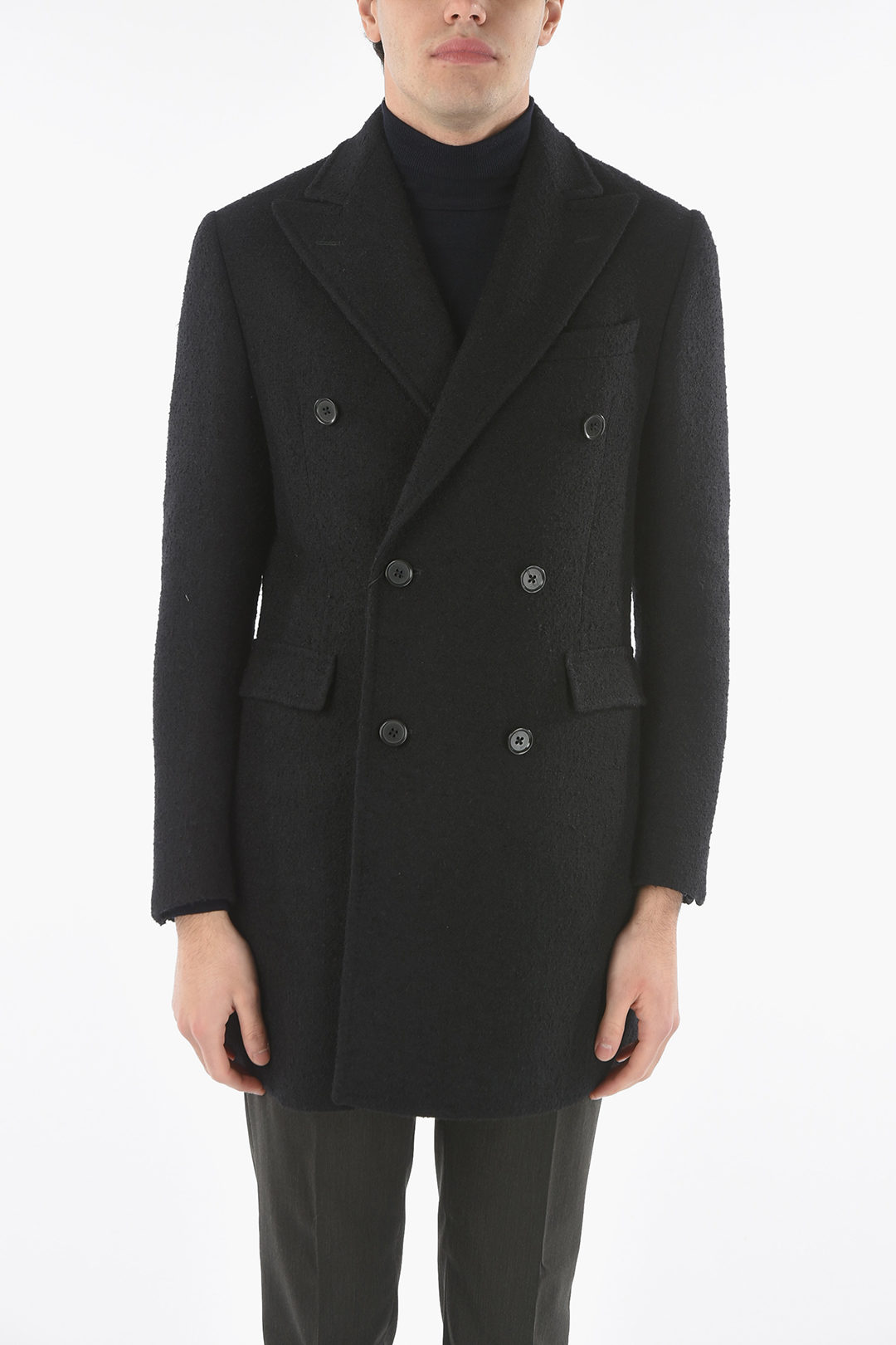 Corneliani CC COLLECTION Lined Coat with Flap Pocket men - Glamood Outlet