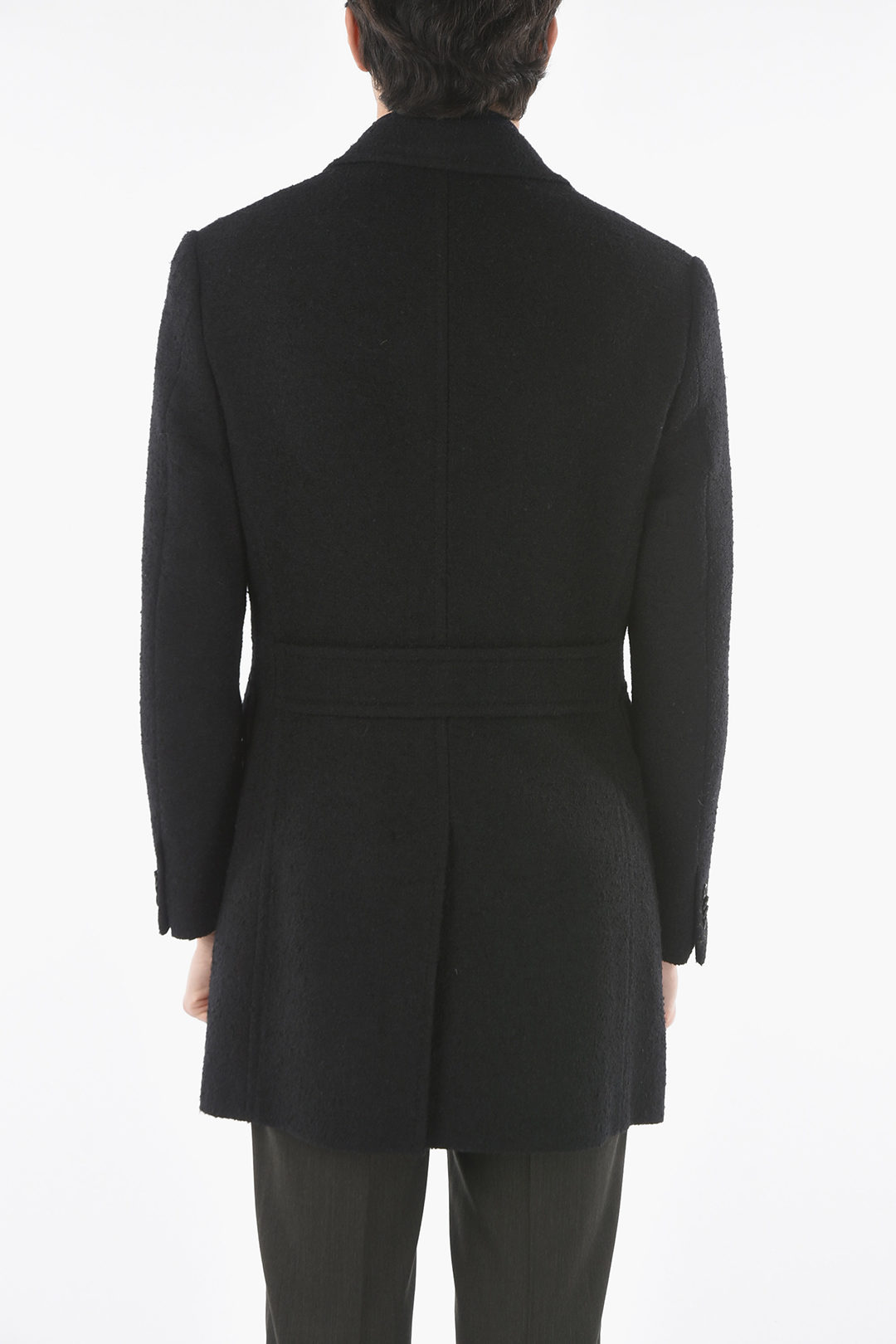 Corneliani CC COLLECTION Lined Coat with Flap Pocket men Glamood Outlet