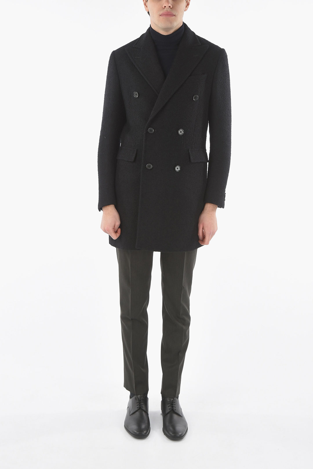 Corneliani CC COLLECTION Lined Coat with Flap Pocket men - Glamood Outlet