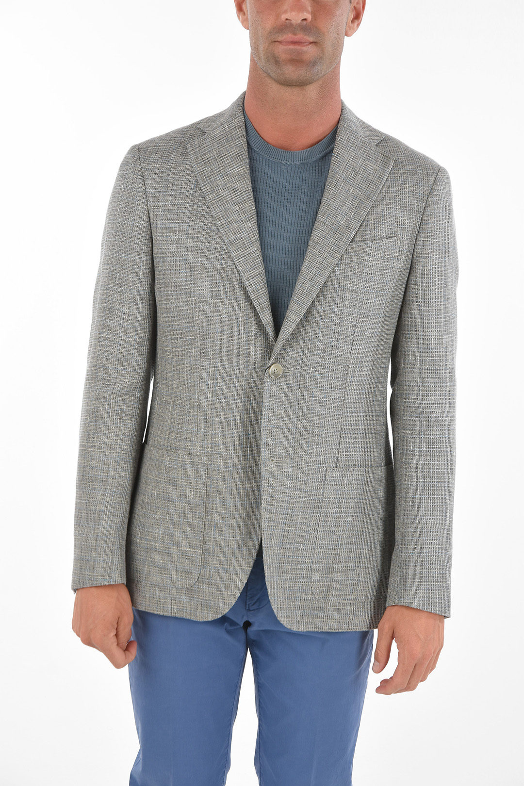 Corneliani CC COLLECTION Pin Check REFINED Blazer men - Glamood Outlet