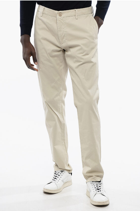 Corneliani Cc Collection Pinstriped Chino Pants