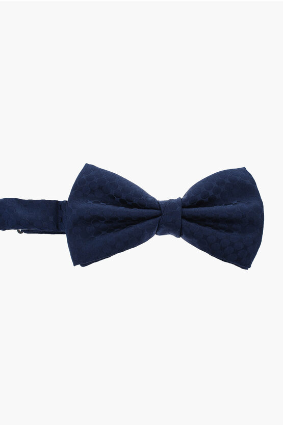 CC COLLECTION Set Papillon e Pochette in Seta Jacquard