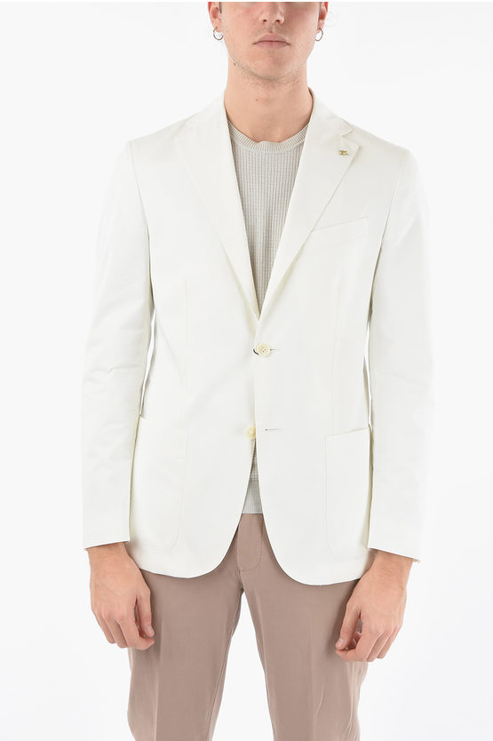 Corneliani Cc Collection Side Vents Notch Lapel Reward 2-button Blazer