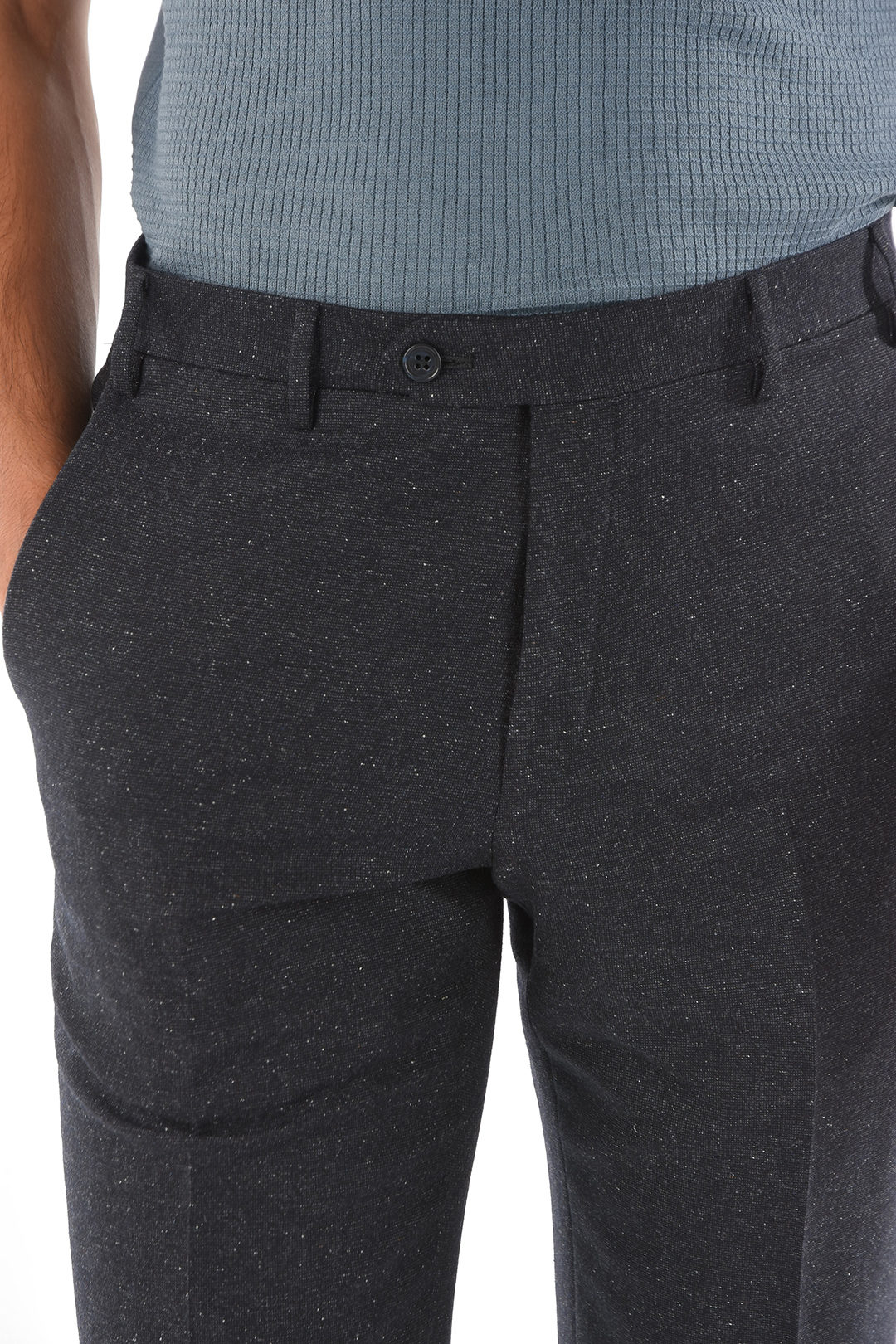 Corneliani CC COLLECTION silk and virgin wool RIGHT notch lapel 2