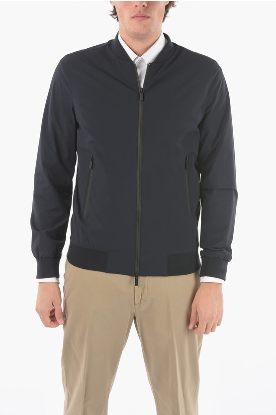 Corneliani Cc Collection Solid Color Water Resistant Bomber