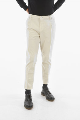 Dsquared2 ankle zip corduroy pants men - Glamood Outlet