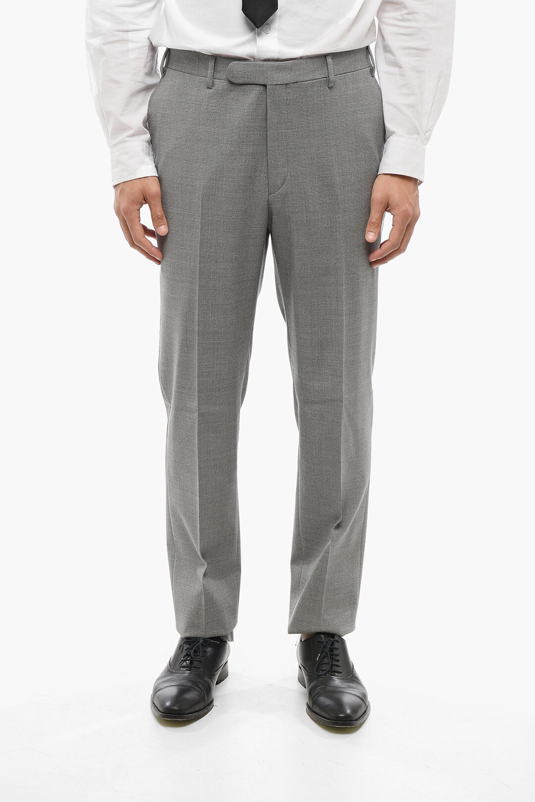 スーツ Ovy Grampians Wool Standard Tailor Setup grey-worsted-twill-merino-wool