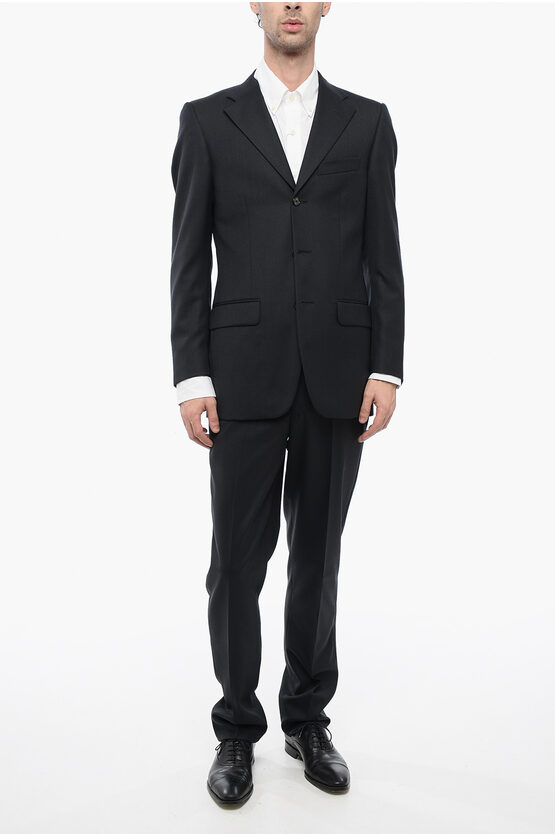 Corneliani Cc Collection Virgin Wool Madison 3-button Suit