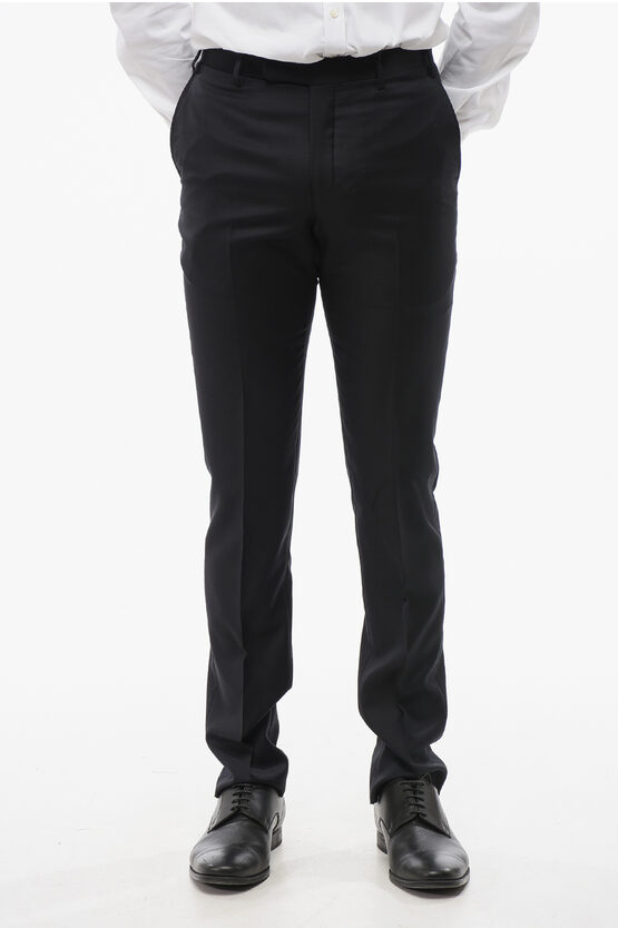 Corneliani Cc Collection Virgin Wool Pants Grösse 48