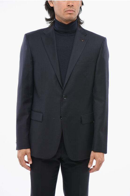 Corneliani Cc Collection Virgin Wool Refined Blazer